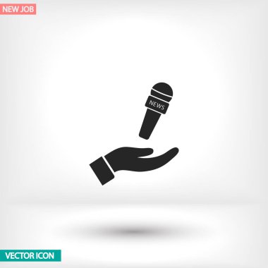 Uygulamanız için vektör resmi. Simge şu şekilde yapılır: