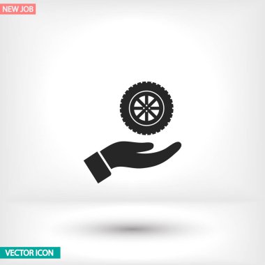 Uygulamanız için vektör resmi. Simge şu şekilde yapılır: