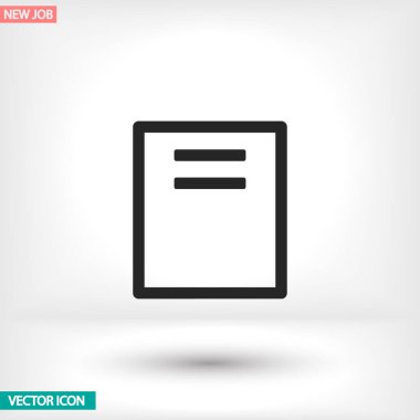 Uygulamanız için vektör resmi. Simge şu şekilde yapılır: