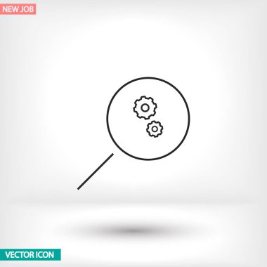 Uygulamanız için vektör resmi. Simge şu şekilde yapılır: