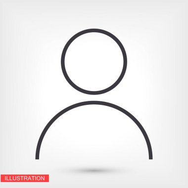 Beyaz arkaplanda izole edilmiş modada bir simge. Web sitenizin tasarımı, logosu, uygulaması için sembol.