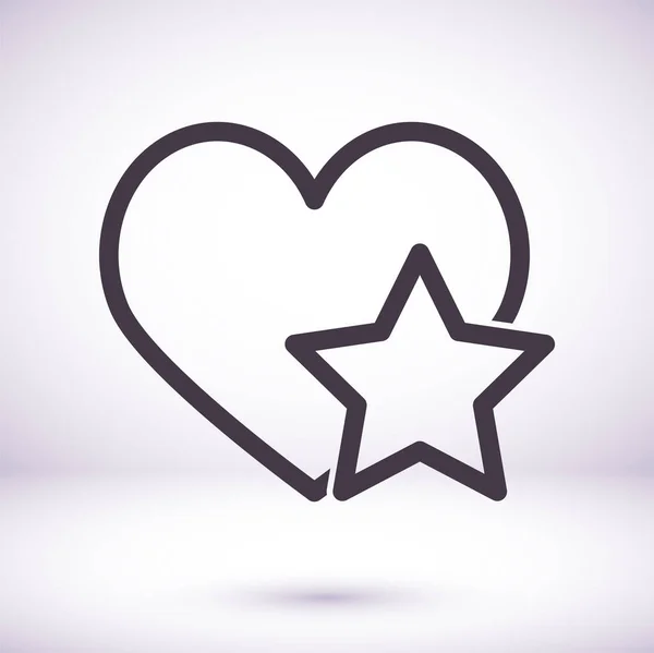 Heart Eps Bond Icon Design Vector Graphic — Stock Vector