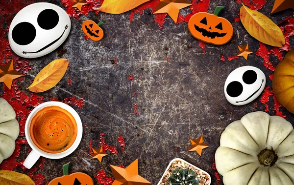 Feliz Día Halloween Con Espacio Para Texto — Foto de Stock