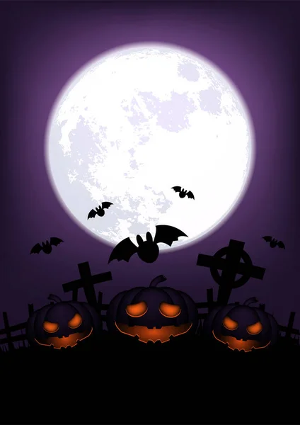 Šťastný Halloween Den Vektorový Design — Stockový vektor