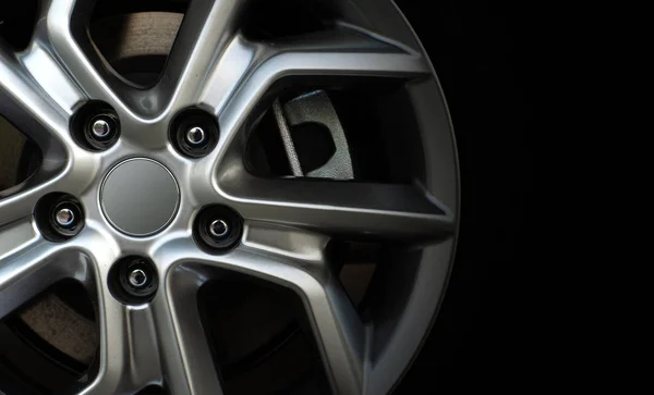 Closeup Alloy Car Wheels Soft Focus Light Background — Stock Photo, Image