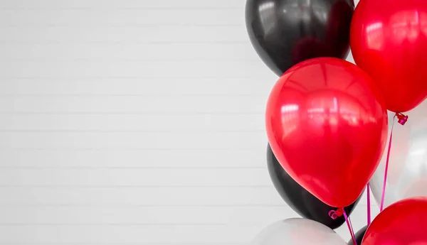 Colorful Balloons White Background — Stock Photo, Image