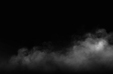 duman arka planı. İzole. koyu arkaplan