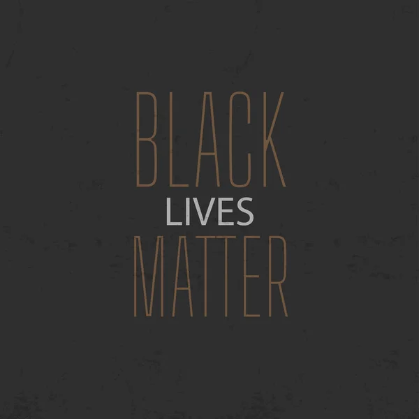 Las Vidas Negras Importan Tipografía Patrón Pantalla Vector Ilustración — Vector de stock