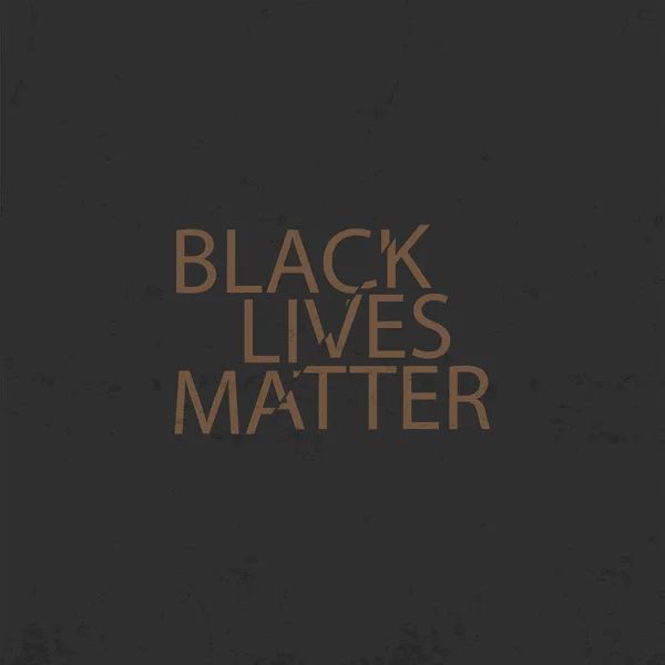 Black Lives Matter Typography Pattern Screen Vector Illustration — Stock Vector