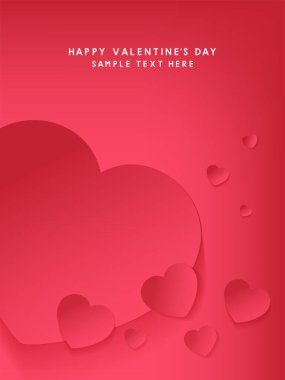 Sevgililer günü pankartı vektör tasarımı