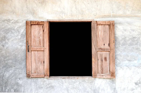 Antiguo Fondo Ventana Madera — Foto de Stock