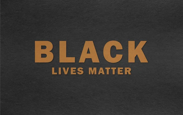 Black Lives Matter Campaign Background — Stock Photo, Image