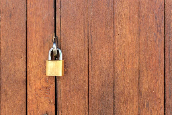 Trancar Porta Clássica Com Espaço Para Texto — Fotografia de Stock