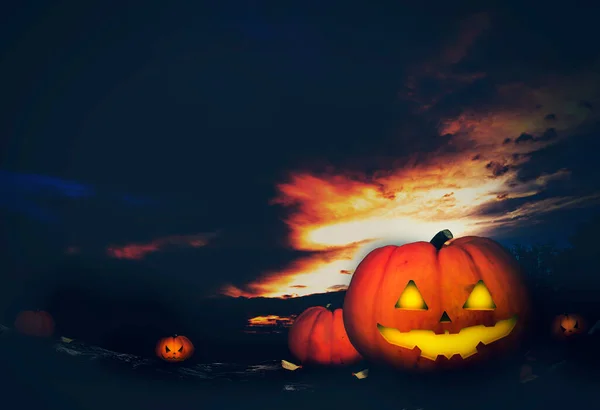 Halloween Hintergrund Mit Platz Für Text — Stockfoto