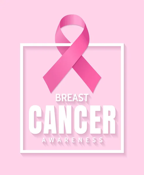 Breast Cancer Awareness Vector Design — Stock Vector