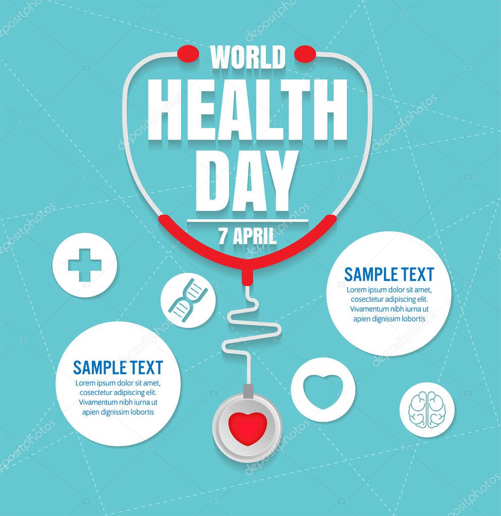 Wold Health Day vector design