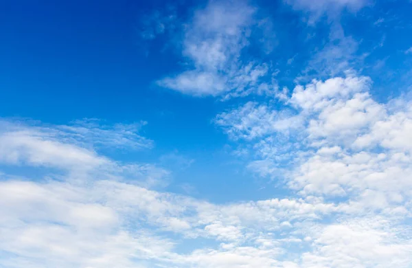 Blauer Himmel Mit Überlicht Hintergrund — Stockfoto