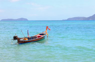 Rawai Sahili, Phuket, Tayland, hafif odaklı ve ışığın üstünde