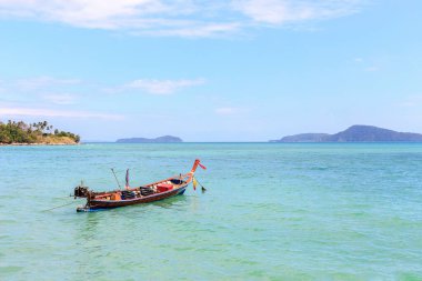 Rawai Sahili, Phuket, Tayland, hafif odaklı ve ışığın üstünde