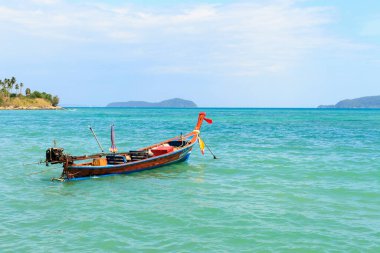 Rawai Sahili, Phuket, Tayland, hafif odaklı ve ışığın üstünde