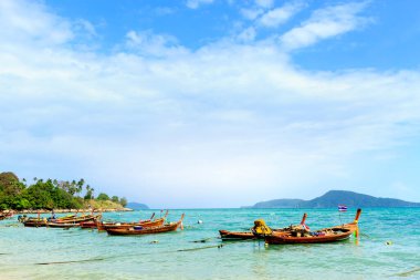 Rawai Sahili, Phuket, Tayland, hafif odaklı ve ışığın üstünde