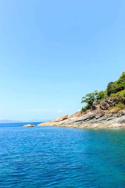 Ilha Mai Ton Phuket Tailândia Com Foco Suave Sobre Luz — Fotografia de Stock