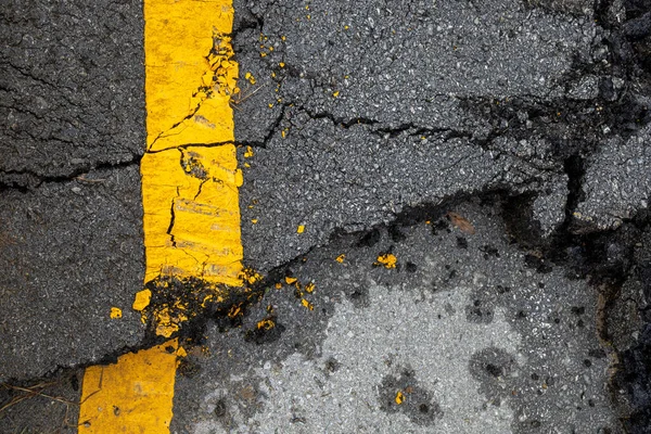 Cracked Asphalt Background Texture — Stock Photo, Image