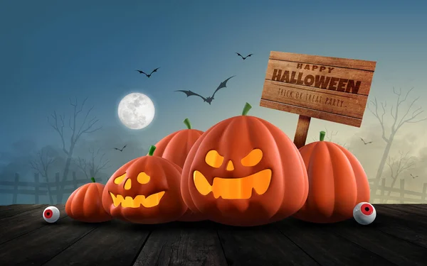 Feliz Design Fundo Halloween Espaço Para Texto — Fotografia de Stock