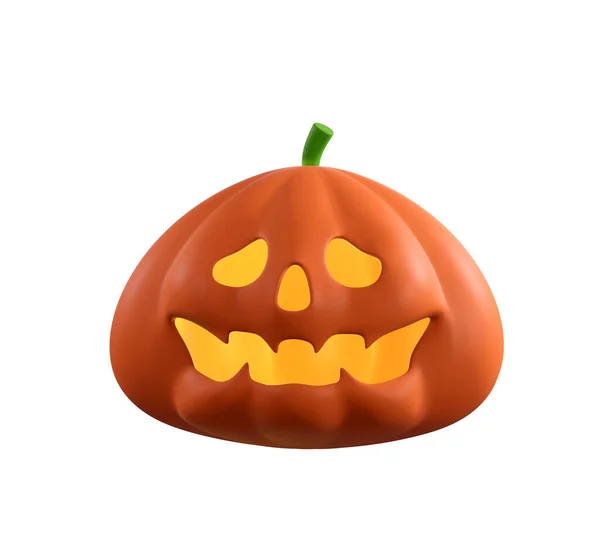 Halloween Pumpkins White Background Clipping Path — Stock Photo, Image