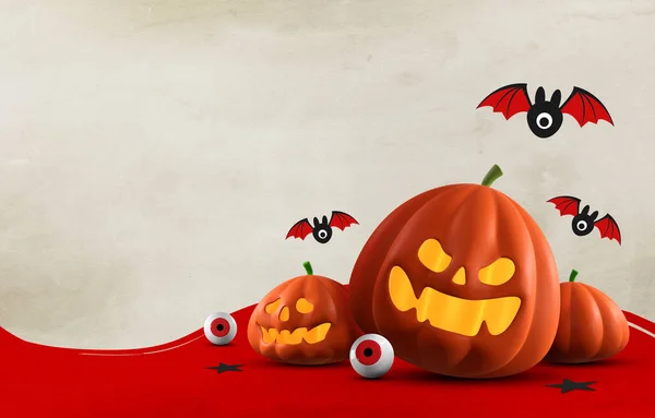 Fond Halloween Avec Espace Pour Texte Illustration — Photo