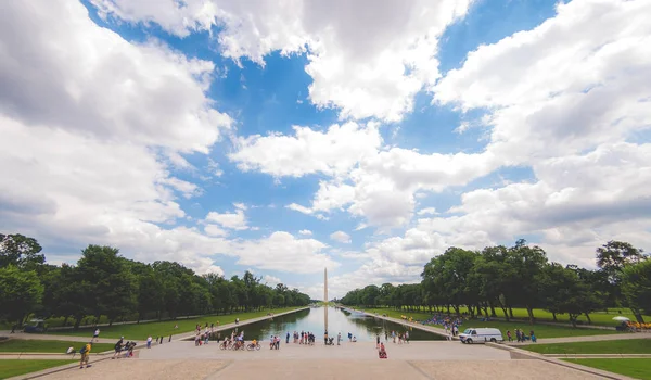 Lincoln Memorial Washington Lincoln Memorial Has Greek Temple Format One — Stock Photo, Image