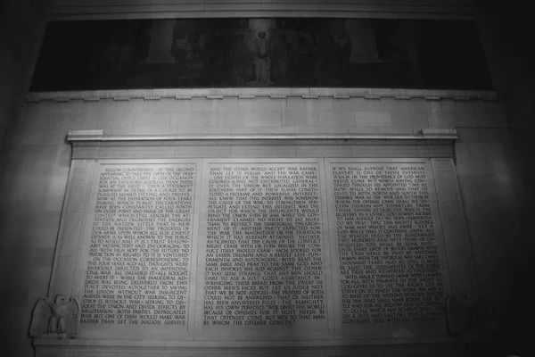 Lincoln Memorial Washington Lincoln Memorial Has Greek Temple Format One — Stock Photo, Image