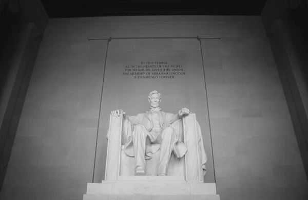 Lincoln Memorial Washington Lincoln Memorial Has Greek Temple Format One — Stock Photo, Image