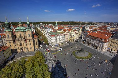 üst görüntülemek eski şehir Prag