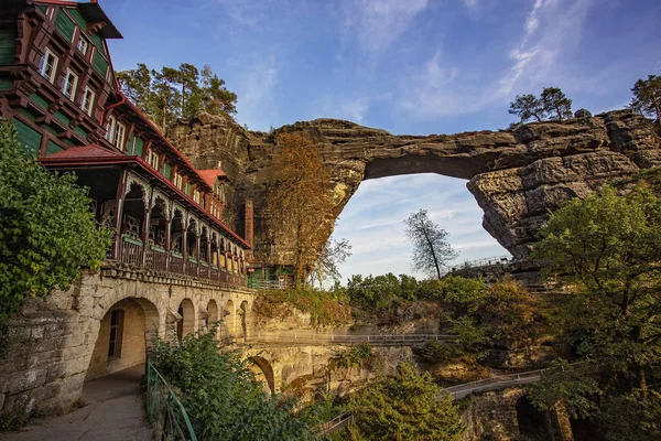 Prebischtor Gate, Pravcicka brana, Hrensko, Bohemian İsviçre
