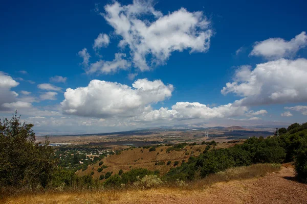 Paisaje Golan Heights Desde Mount Bental Israel —  Fotos de Stock