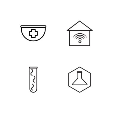 Bilim basit Seviyelendirilmiş Icons set
