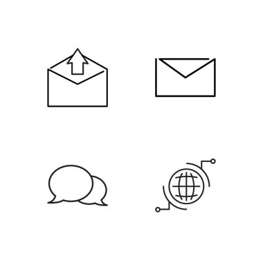 Pazarlama basit Seviyelendirilmiş Icons set