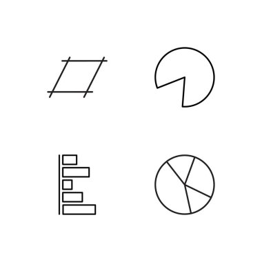 Pazarlama basit Seviyelendirilmiş Icons set