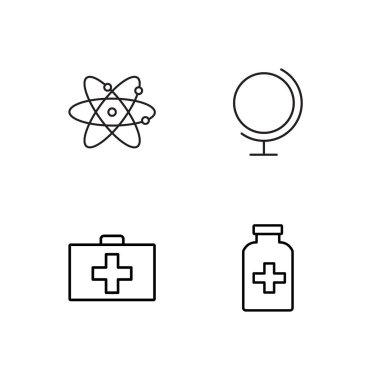 Bilim basit Seviyelendirilmiş Icons set