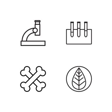 Bilim basit Seviyelendirilmiş Icons set