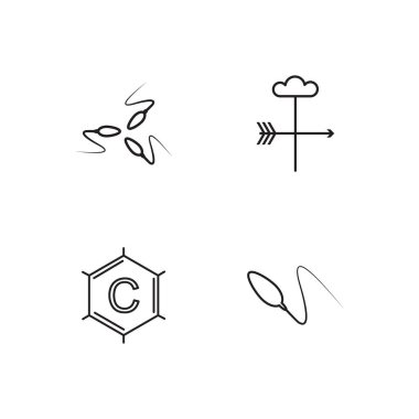 Bilim basit Seviyelendirilmiş Icons set