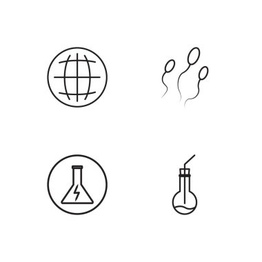 Bilim basit Seviyelendirilmiş Icons set