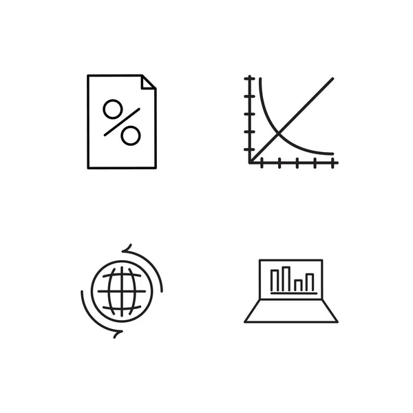 Pazarlama basit Seviyelendirilmiş Icons set