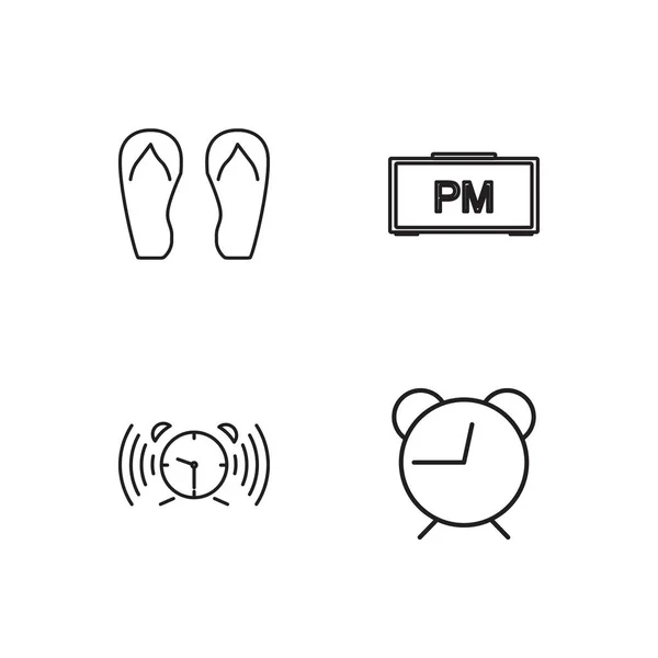 basit Seviyelendirilmiş Icons set saat