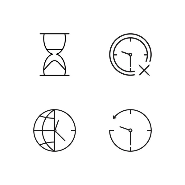 basit Seviyelendirilmiş Icons set saat