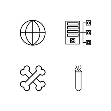 Bilim basit Seviyelendirilmiş Icons set