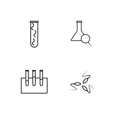 Bilim basit Seviyelendirilmiş Icons set