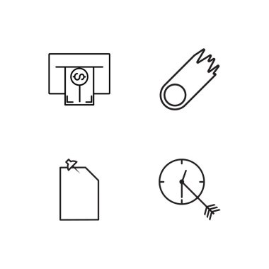 basit Seviyelendirilmiş Icons set seyahat