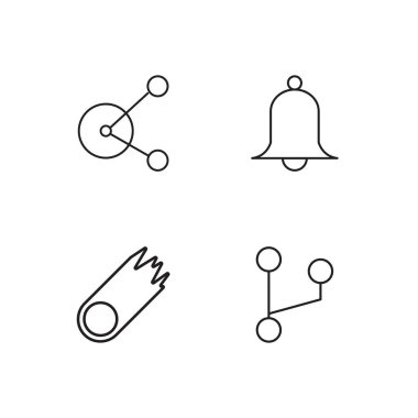 basit Seviyelendirilmiş Icons set seyahat